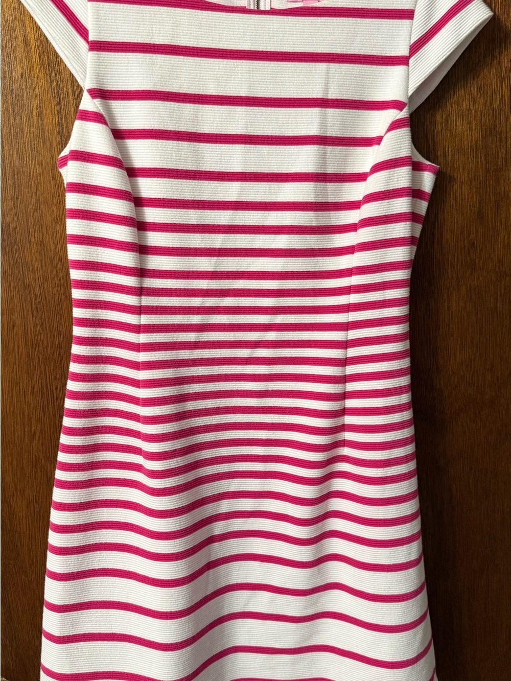 Lilly Pulitzer Hot Pink and White Striped Knit Dress